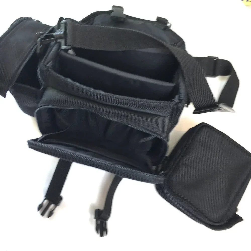 KODAK Nylon Camera Padded Gadget Bag Carrying Case w Detachable side Cases EUC